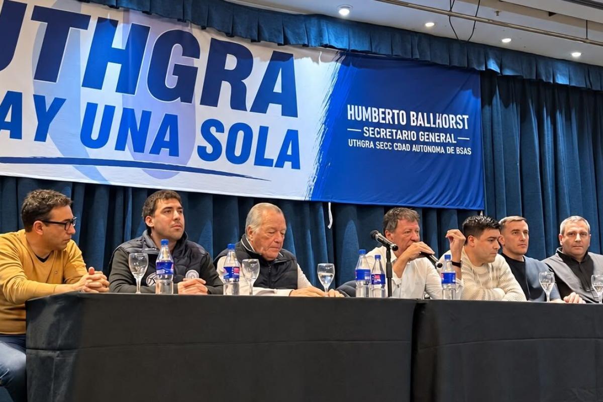 UTHGRA CABA reunió a más de 200 delegados y puso el salario en el centro de la agenda
