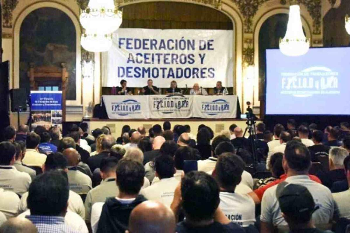 Plenario Aceitero convoca a la unidad y acción directa frente al ajuste del Gobierno