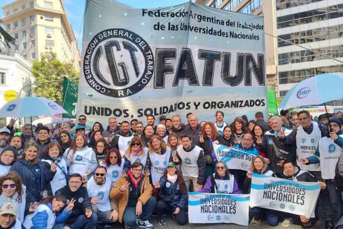 FATUN declaró el estado de alerta y anunció cinco paros nacionales de trabajadores nodocentes