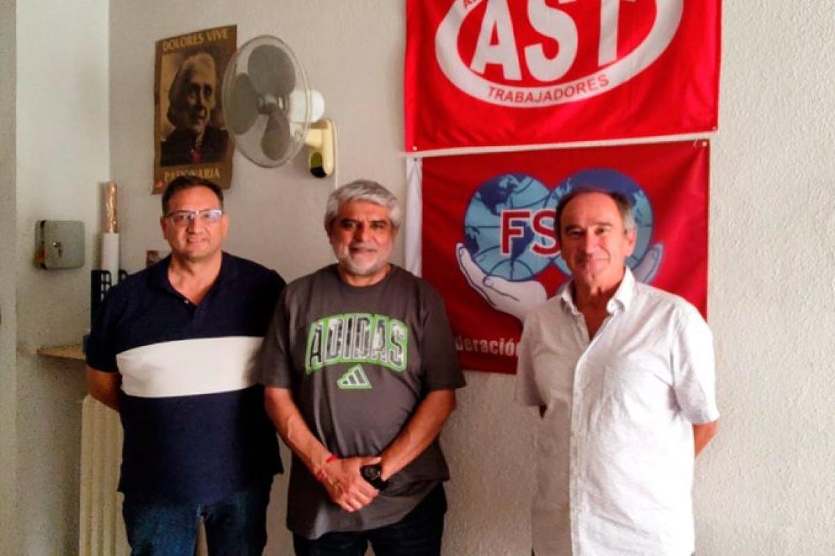 Walter Correa llevó la agenda laboral bonaerense a España y se reunió con centrales sindicales