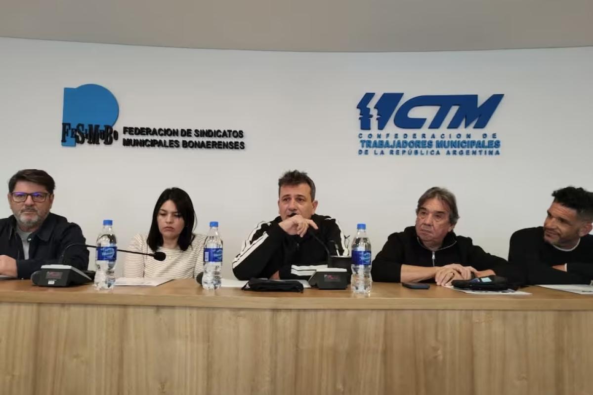 Municipales bonaerenses advierten por salarios básicos de $150.000 y preparan un plan de lucha “total, permanente y prolongado”