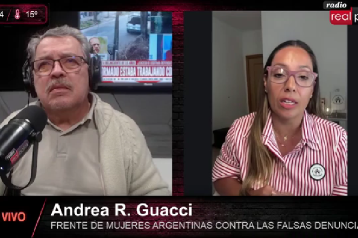 Andrea Guacci: “Las falsas denuncias también destruyen vidas y necesitamos que sean reconocidas”