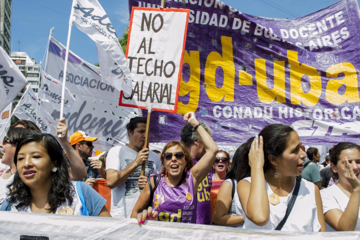 Los gremios docentes de la UBA se suman a la movilización contra la reforma laboral y advierten por un posible no inicio de clases