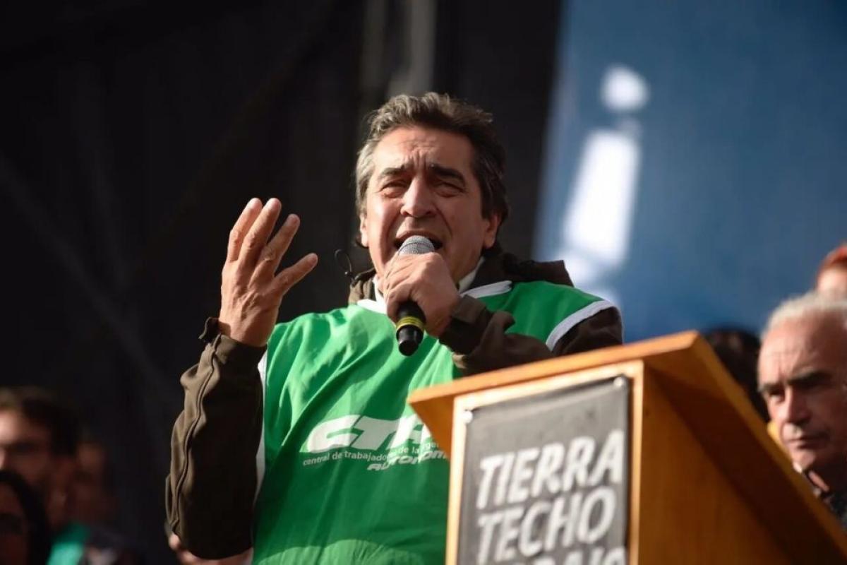 Hugo “Cachorro” Godoy advirtió sobre una “agresión brutal” contra los trabajadores y llamó a profundizar la unidad sindical