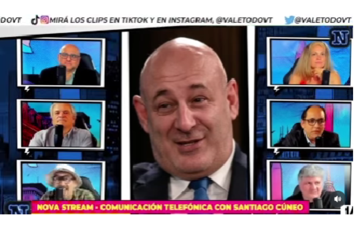 Tensión en NOVA Stream: reconocido periodista platense denunció agresión verbal por parte de Santiago Cúneo