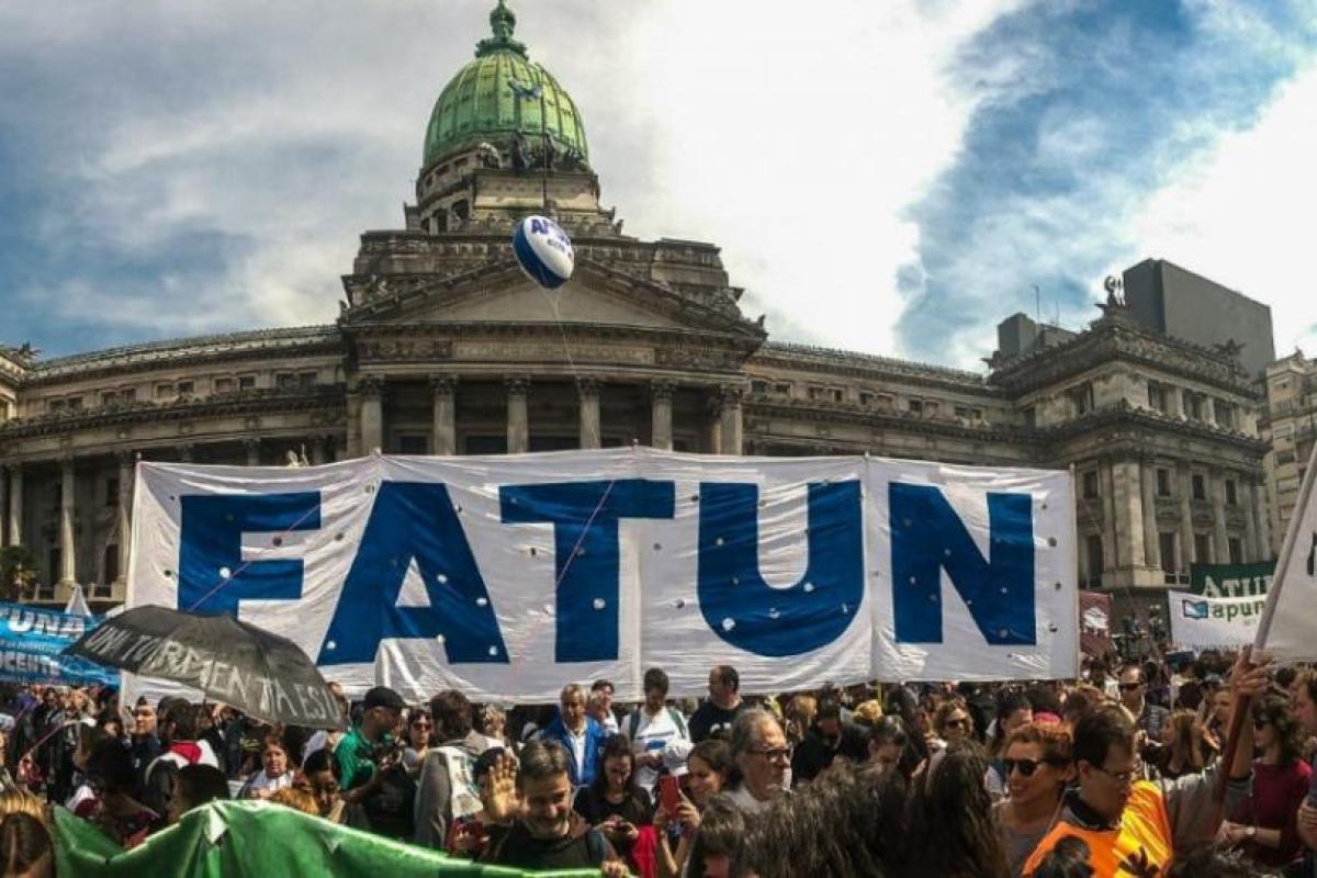 Los nodocentes de FATUN ratifican el paro de este miércoles y apuntan a Milei “por no garantizar el normal funcionamiento de las universidades”