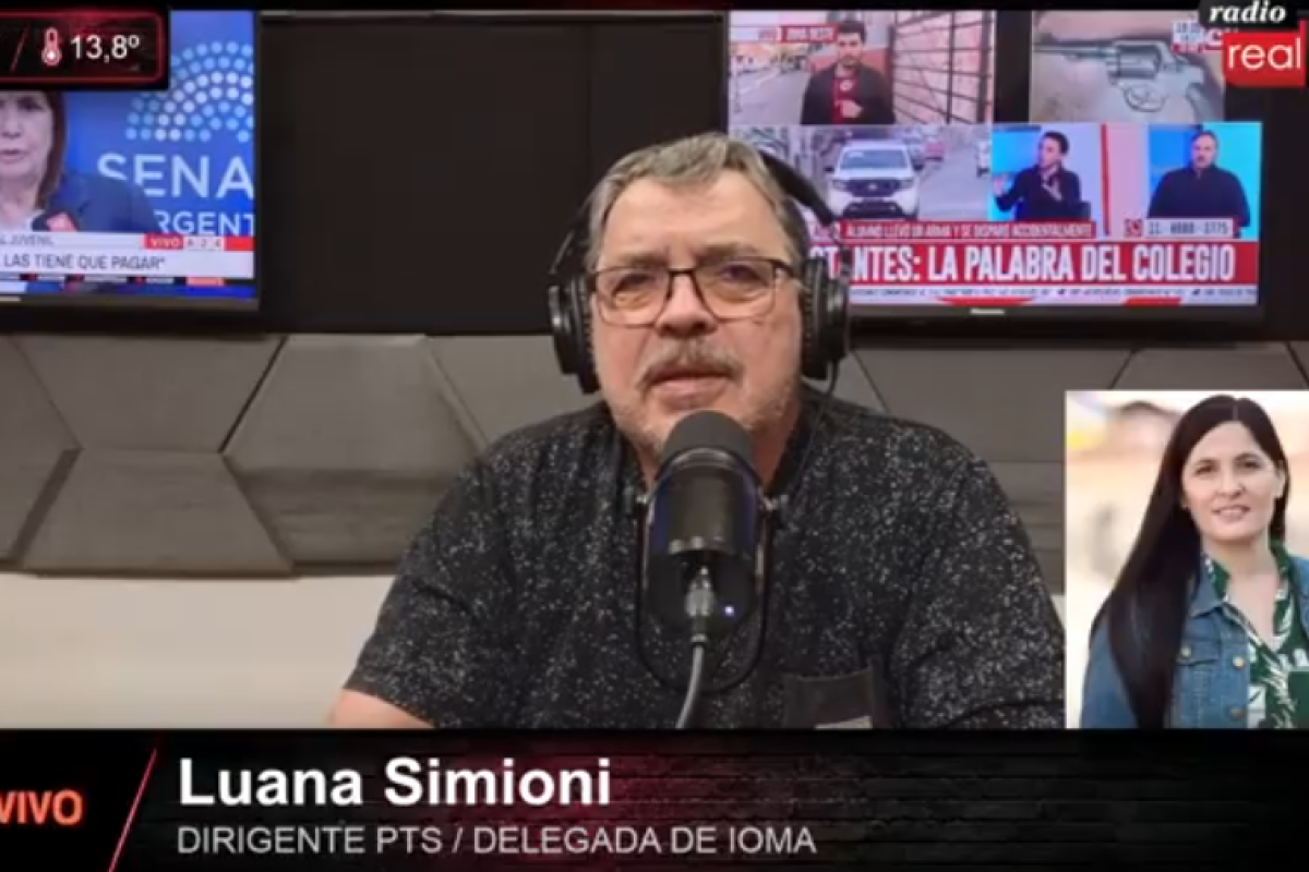 Luana Simioni convocó a movilizarse contra el ajuste y reclamó una mayor unidad de las luchas