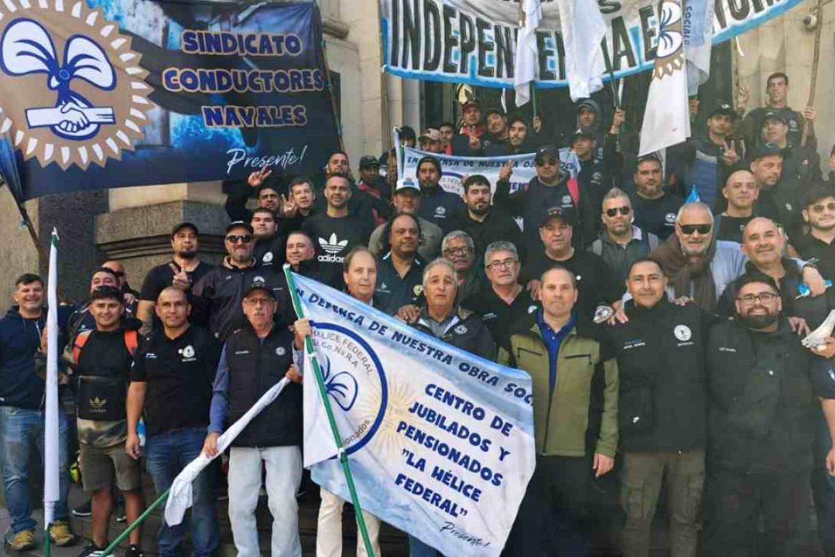 Masiva movilización en Rosario y Santa Fe en defensa de la Marina Mercante Argentina