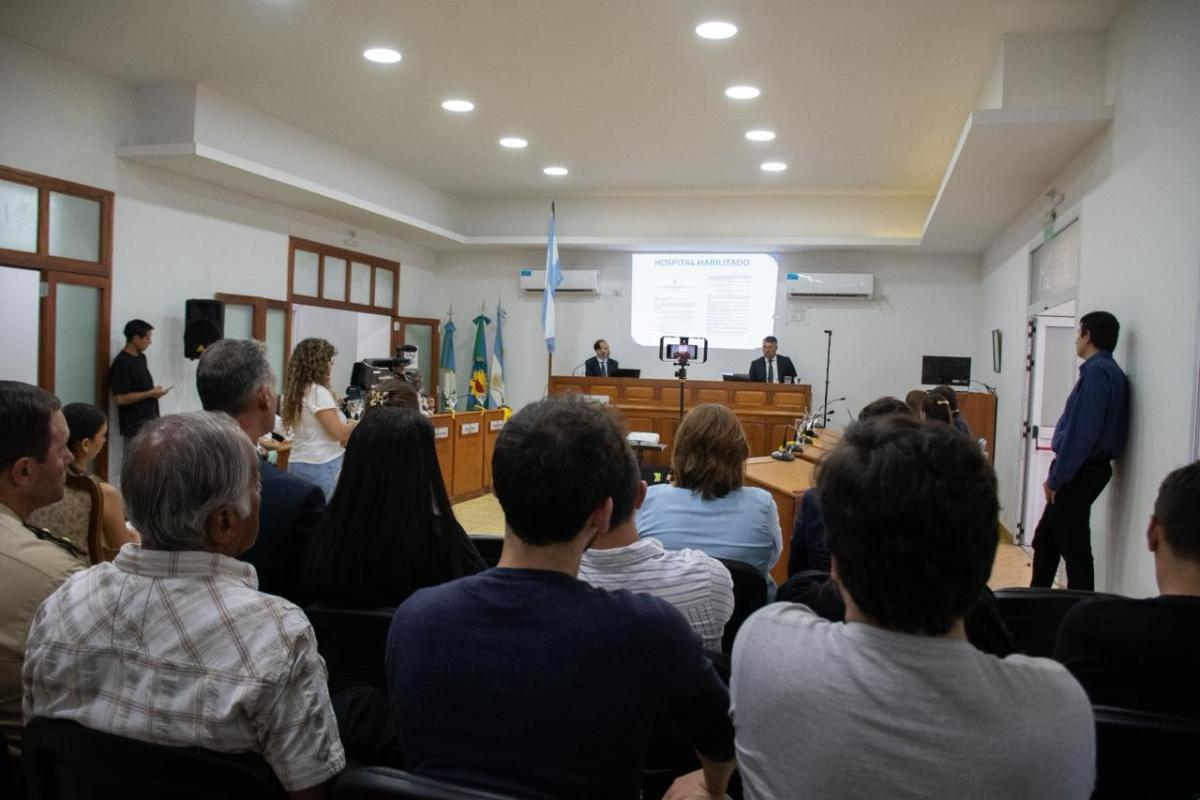 Hourcade inauguró el año legislativo en Magdalena con eje en salud y obra pública