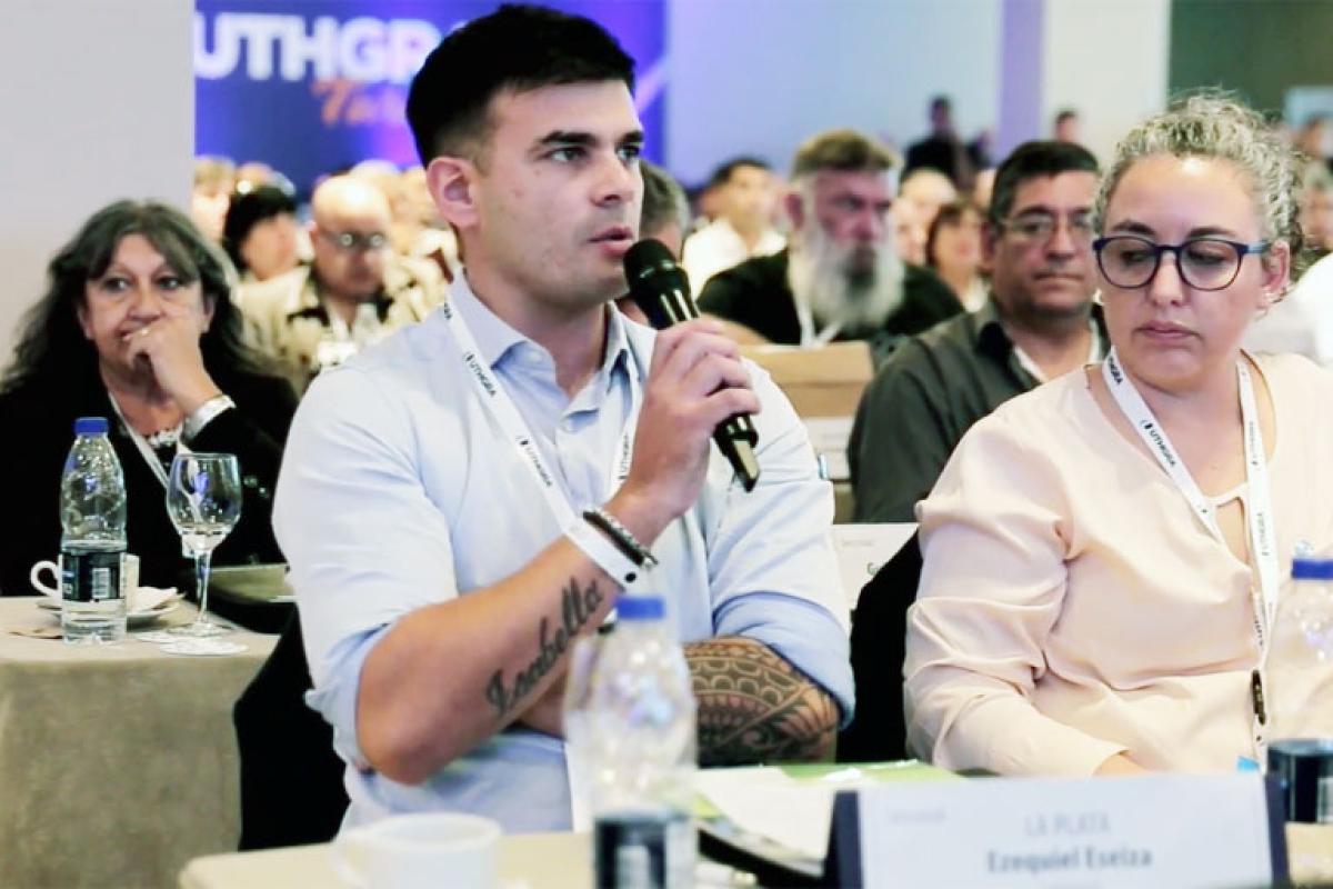 Ezequiel Eseiza, de la Lista Celeste 17 de Octubre: “Vamos a exigir al 100% por los derechos de los trabajadores gastronómicos”