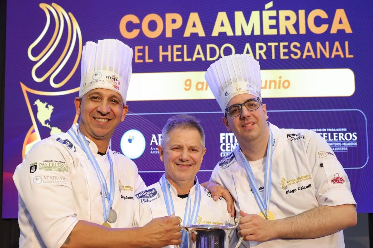Argentina, campeona de la Copa América del Helado Artesanal: rumbo al Mundial en Italia