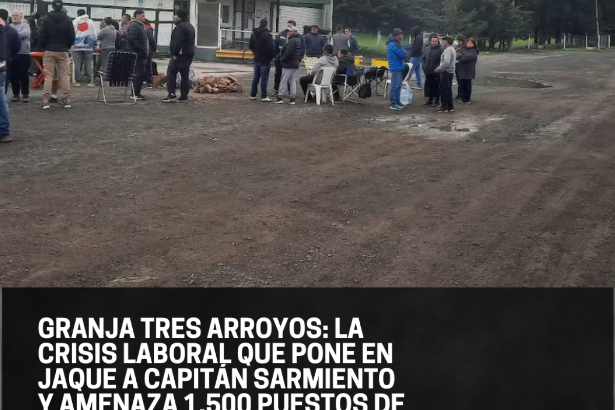 Granja Tres Arroyos: la crisis laboral que pone en jaque a Capitán Sarmiento y amenaza 1.500 puestos de trabajo