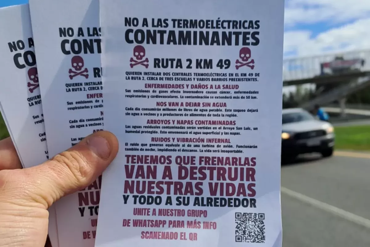 El Concejo Deliberante de La Plata rechazó la instalación de centrales termoeléctricas en Ruta 2