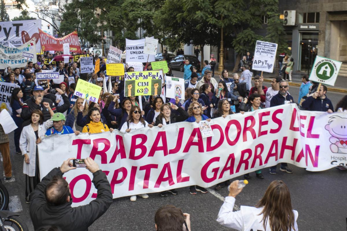 Profesionales del Hospital Garrahan anuncian nuevas medidas de fuerza y acusan al Gobierno de intentar desmantelar el centro pediátrico