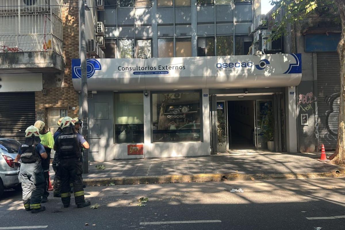 OSECAC informó el estado de situación tras el desprendimiento de un cielorraso en su centro ambulatorio de Palermo