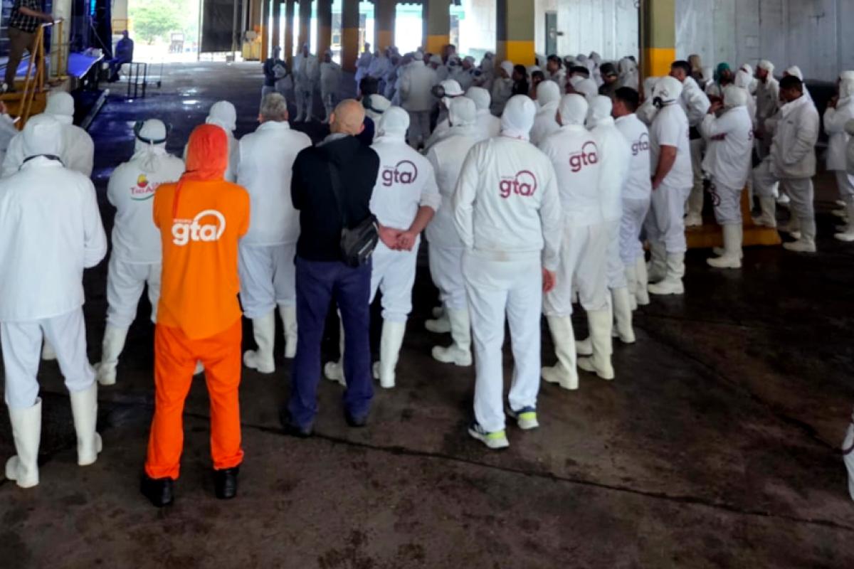 Paro total en Granja Tres Arroyos: más de 700 trabajadores reclaman salarios y aguinaldo adeudados