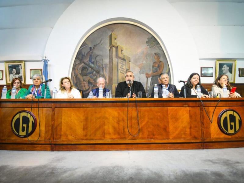 La CGT con su aniversario y su critica a Milei
