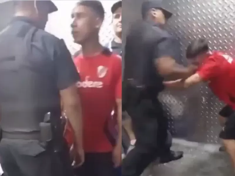 El video viral del tren Belgrano Norte: un efectivo policial fue agredido por un pasajero durante el viaje