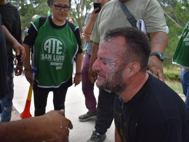 ATE denunció una violenta represión en San Luis y responsabilizó al gobernador Poggi: hay decenas de heridos