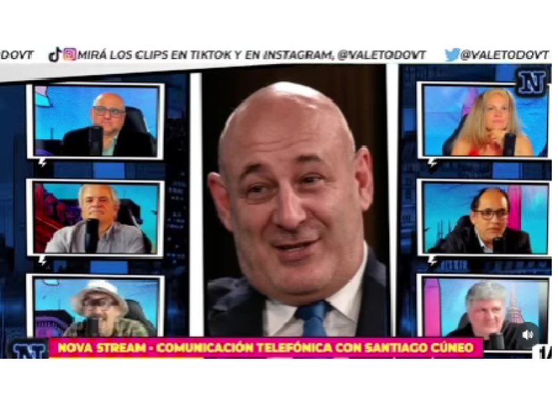 Tensión en NOVA Stream: reconocido periodista platense denunció agresión verbal por parte de Santiago Cúneo