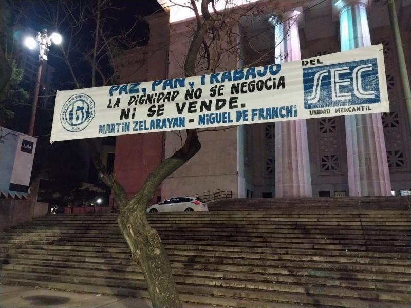 Comercio participó de la marcha: