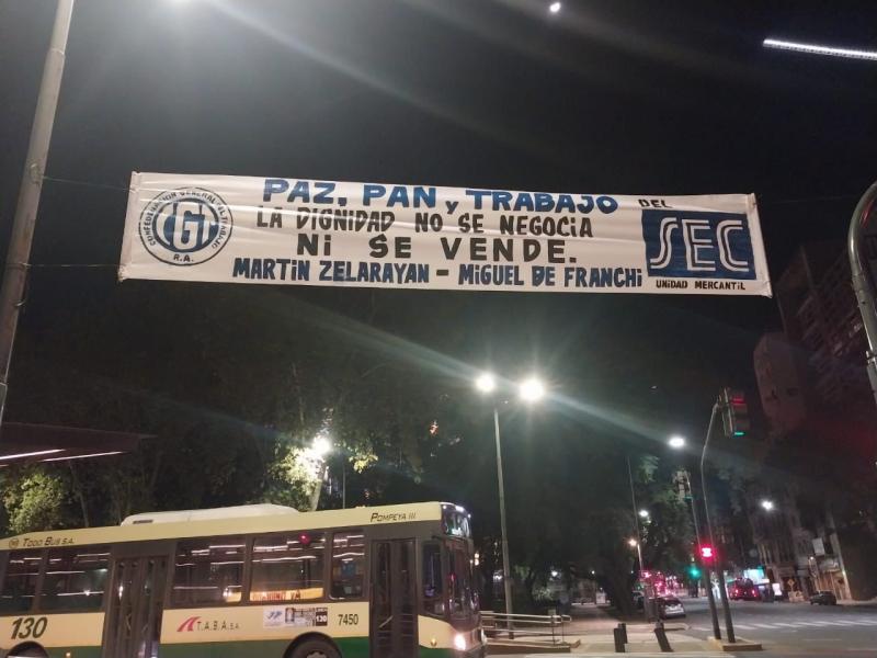 Comercio participó de la marcha: