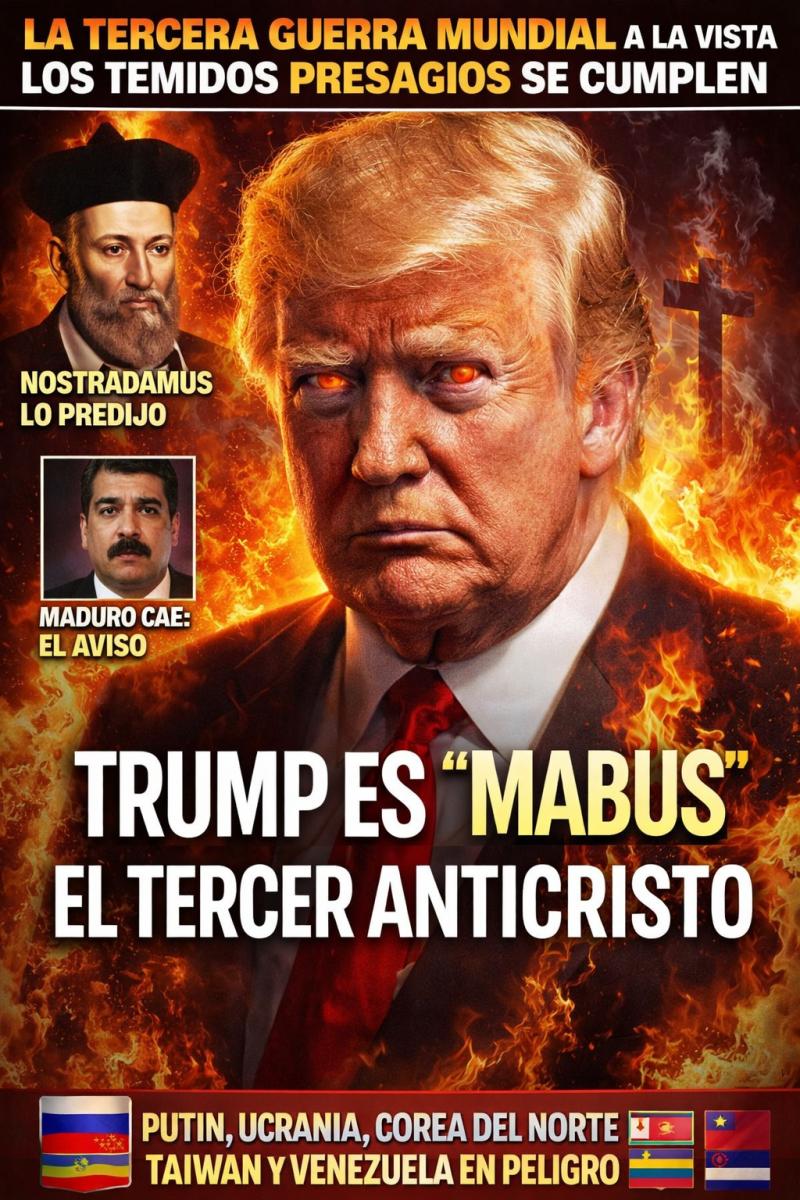 “MABUS EN LA NIEBLA”: el Tercer Anticristo, la caída de Maduro y el tablero 2026 que algunos leen como prólogo de una guerra total