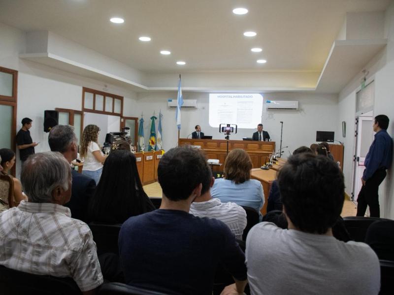 Hourcade inauguró el año legislativo en Magdalena con eje en salud y obra pública