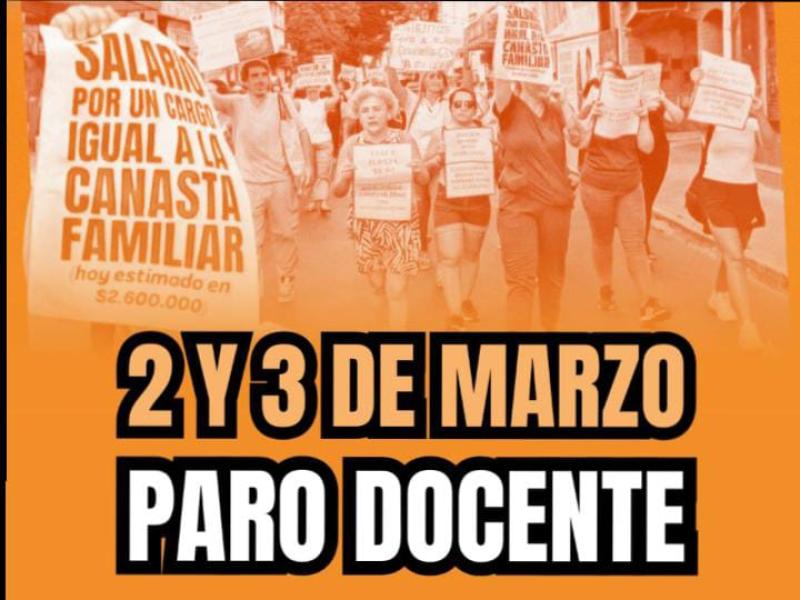 Movilización, paro y reclamo bajo el lema 