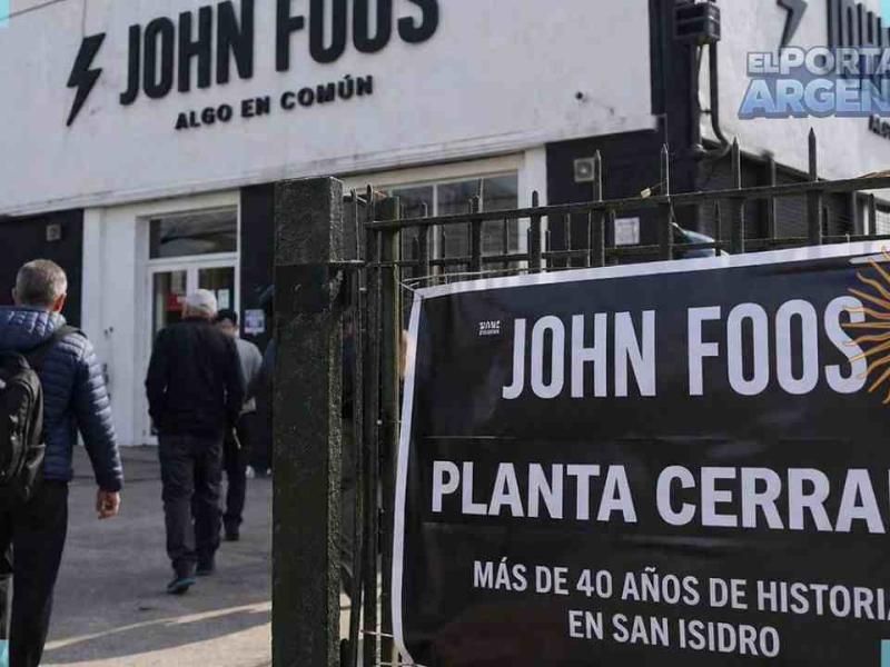 John Foos cierra su planta en Beccar y se reconvierte en importadora: de 400 empleados a 50
