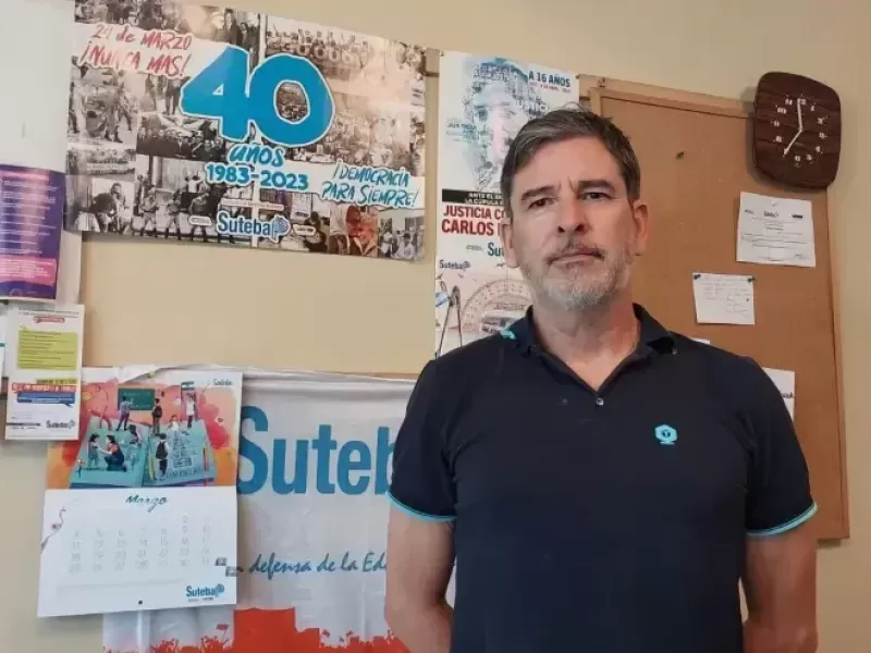 Floreal Prieto, de SUTEBA Berisso: “No sobra ningún puesto de trabajo; hay que mejorar la calidad educativa”