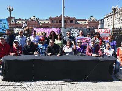 Sindicatos combativos y piqueteros reclamaron un paro nacional de 36 horas contra el ajuste