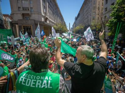 Paro y Movilización: ATE Marcha por los Despidos en el Ministerio de Capital Humano