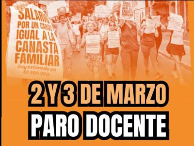 Movilización, paro y reclamo bajo el lema 